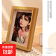 Hollow three-dimensional photo frame table 6 inches 7 inches 8 inches 10 inches a4 inches A3 student wall hanging ornaments photo frame creative frame wood color hollow 8 inches (15.2*20.3cm) hanging