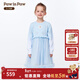 PawinPaw shopping mall same style cartoon bear children's clothing 25 years new winter new girls dress loose Blue blue/50 120