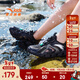 ANTA Children's Sandals Men's and Women's Big Children's Shoes 2025 Summer New Outdoor River Tracing Shoes Baotou Beach Shoes Men's Black-4 33