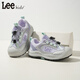 LEE KIDS children's sports shoes men's and women's running shoes 26 spring new running shoes non-slip wear-resistant running shoes casual shoes silver purple 26 inner length 17.2cm suitable for feet 16.2-16.7cm