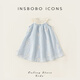 INSBOBO Girls Skirt Girls Dress 2026 Summer New Children Princess Dress Baby Good-looking Clothes Blue 140
