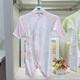 The same style of newborn long-sleeved thin jumpsuit at Liyinfang Mall, infant and toddler home clothes, underwear, lace-up rompers, blue pure cotton thin 52cm/newborn