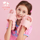 Fuluo Mi Cute Slippers Girls Comfortable Soft Soled Sandals Home Slippers Pink 25