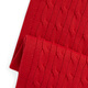 Polo Ralph Lauren Boys and Girls 25th Autumn Cable Knitted Scarf RL43467 600-Red L/XL