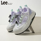 LEE KIDS children's sports shoes men's and women's running shoes 26 spring new running shoes non-slip wear-resistant running shoes casual shoes silver purple 26 inner length 17.2cm suitable for feet 16.2-16.7cm