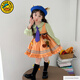 G.duck Nickelodeon Fox Princess Dress Girls Dress Spring and Autumn Western Style Zootopia Children's Performance Clothing Fall Nickelodeon Dress + Tie 100 Recommended for 2-3 years old 90-100cm