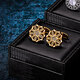 KFLK French shirt cufflinks men's light luxury custom shirt gold cuff buttons cufflinks with engraving Cufflinks K063