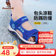 Camel (CAMEL) children's sandals summer outdoor sports beach sandals Baotou anti-kick breathable D63B801036-color blue 37