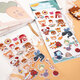Comix mini world IP joint trendy little mochi stickers ins greeting card gucka hand account stickers cartoon decorative wall stickers children toys girls birthday gift MWCB0015 souvenir