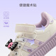 Hello Kitty children's shoes girls sneakers Kuromi toddler sneakers children's Velcro casual white shoes 6981 white purple 26
