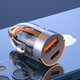 Car charger dual-port fast charging invisible transparent car charger car cigarette lighter conversion plug flash charging 120W fast charging car charger + 100W one-to-three fast charging cable + parking sign