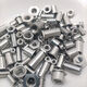 CLCEY Stainless Steel Through Hole Pressure Rivet Stud Hexagonal Sheet Metal Pressure Rivet Nut Column Pressure Plate Stud SOSM2M25M5M6M8 SOS-M2-61000 Bottom Hole 4 Points 2