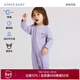 Adoring Children Admiring Infants and Toddlers 25AW Nuanyang Coolomi Flower Language/Nuanyang Camping Time Men and Women Infants and Toddlers Long-sleeved One-piece Romper Suit Thick Nuan -10~0 Coolomi 80cm