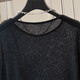 Sibaishe round neck sweater 2026 spring new women's fashion loose style pullover raglan sleeve top black one size