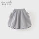 DAVE&BELLA girls' skirt 2026 spring new style children's bud skirt modern style medium-sized children's skirt little girl's skirt polar gray ready stock 110 cm (recommended height 100-110cm)