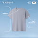Thumb white T-shirt machine washable white T-shirt short-sleeved T-shirt 100% sheep wool top spring and summer new round neck solid color bottoming shirt