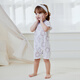 Happy Bear baby short-sleeved jumpsuit summer pure cotton baby clothes children's home underwear, fresh and breathable 73cm