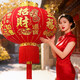 Xushansi 2026 New Year Red Lanterns New Spring Festival New Year Hanging Decoration Rural Gate Pair Outdoor Balcony Decoration 100 Lucky and Treasure (Buy One Get One Free) Special Offers on All Sides