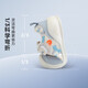 Minibala (minibala) 50% off children's shoes, children's toddler shoes, spring new baby breathable soft-soled front shoes for boys and girls, cushioning mesh, white blue, size 18, suitable for feet 11.2-12.0cm long