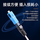 Saixain FTTH Connecteur Cold Connecteur Fibre Embedded Télécommunications à large bande Chine Unicom Mobile Optical Cat Connecteur Connecteur / Splitter Connecteur SC CORD CONNECTEUR 50 PACKS