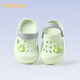 Balabala children's clogs, summer boys' outdoor sandals, non-slip baby sandals, infant home eva shoes, honeydew melon grass green 23, inner length 14cm, suitable for feet 13-13.5cm long