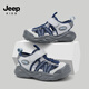 JEEP children's sandals girls summer outdoor beach shoes boys 2025 new medium and large children's girls shoes Baotou