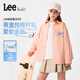 Lee children's shirt jacket spring new boys cotton shirt 2026 new girls shirt jacket orange pink 160 +