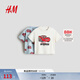 H&M 2026 new spring children's clothing baby boy 2-piece printed T-shirt 1315882 light blue/Cars 73 73/48 (6-9M)