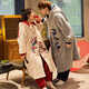 PALANDO CORAL TOOD COUPLE PAJAMAS POUR LES FEMMES EN AUTOMNEMENT ET HIVER LONG LONGES PAILONS DE NUITS MENSE MENSE COUPLE MECIL