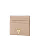 PRADA women's card holder, multi-card storage, portable business card storage, non-slip laminated calfskin light color pattern TU