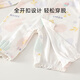 Shubeiyi baby jumpsuit spring and summer pure cotton baby clothes newborn folio sweet romper pajamas pink 66
