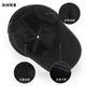 Autumn and winter hats for men, middle-aged and elderly dads, woolen plus pom-pom hats, grandpa warm ear protection thick peaked caps, black single-piece hat, one size fits all, one size adjustable