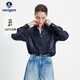 Navigare Italian small sailing women's shirt 26 new style 100% ramie loose old money style long-sleeved shirt 2313006501