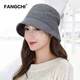 
Fangchi Autumn and Winter Female Fisherman Hat Mom Hat Autumn New Women's Autumn All-Match Fashion Top Hat Women's Winter Middle-aged and Elderly Women's Trendy and Fashionable Basin Hat Spring and Autumn DYM-831 Black Adjustable (55-59cm)