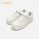 BALABALA Shopping mall same model BALABALA children's casual shoes boys 2026 new spring and autumn light and comfortable white shoes white tone 00311 26 (foot length 15.8-16.2/inner length 17)