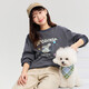 Disha Children's Clothing Youth T-Shirt 2026 Spring and Autumn Big Children Girls Children's Fashionable Long Sleeve Puppy Hot Diamond T-Shirt