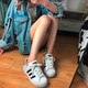 adidas阿迪达斯男鞋女鞋三叶草板鞋情侣金标贝壳低帮学生百搭休闲小白鞋 FU7712&EG4958情侣经典款偏大 38.5