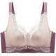 LangSha latex underwear women's small breasts gathered to make them look big without steel rings, thin bras, breasts, anti-sagging adjustment bra set 829 Modiran (single piece) 75A 34B (thin top and thick bottom)