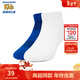 Skechers new casual boys and girls shallow socks comfortable socks children's sports socks 2 pairs P224K080 bright white/blue abyss/009M 2 pairs