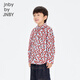 Jnby by JNBY new Jiangnan Buyi children's shirt 26 spring boys and girls 1Q1211200 407/blue variegated color 100cm