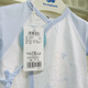 The same style of newborn long-sleeved thin jumpsuit at Liyinfang Mall, infant and toddler home clothes, underwear, lace-up rompers, blue pure cotton thin 52cm/newborn