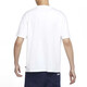 NIKE manches courtes hommes printemps et été nouveaux vêtements de sport confortable décontracté tricoté respirant entraînement en plein air fitness hauts T-shirt DV2679-100 XL