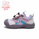 Fuluo Mi Girls' Sports Shoes Spring New Fashion Casual Outdoor Shoes Medium and Large Children's Non-Slip Wear-Resistant Hiking Shoes Purple 28