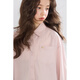 Mucmukn Spring Sakura Pink Versatile Layer Shirt Lyocell Tencel Cotton Korean Girls 26 Spring New Style