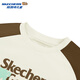 Skechers Skechers children's unisex spring and summer short-sleeved shirt knitted short-sleeved T-shirt P226K021