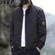 JEEP SPIRIT jacket men's spring and autumn stand-up collar work jacket Korean style trendy casual all-match tops men's 2026 new style