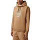 BURBERRY BurbrryLogo logo applique hooded long-sleeved sweatshirt men's Khaki Khaki XL without original gift bag gift box