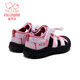 Fuluo Mi Girls Sports Sandals Summer New Fashion Casual Outdoor Shoes Children's Non-Slip Breathable Beach Shoes Pink 27