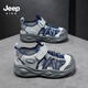 JEEP children's sandals girls summer outdoor beach shoes boys 2025 new medium and large children's girls shoes Baotou