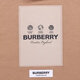 BURBERRY BurbrryLogo logo applique hooded long-sleeved sweatshirt men's Khaki Khaki XL without original gift bag gift box